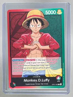 Monkey D. Luffy 2022 One Piece Romance Dawn #OP01-003 Leader - Image 1