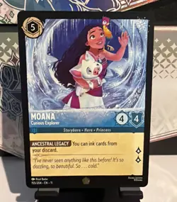 Moana - Curious Explorer 155/204 Legendary Disney Lorcana Winterspell NM - Image 1