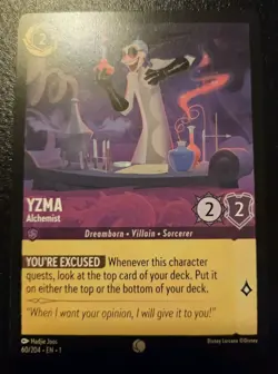 Yzma - Alchemist 60/204 Common The First Chapter Disney Lorcana TCG - Image 1