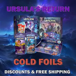 Disney Lorcana: Ursula's Return #1-204 [Near-Mint] [Free Shipping] [COLD Foil] - Image 1