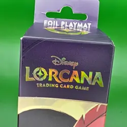 Disney Lorcana Parks Exclusive Iconic Mickey Minnie Foil Playmat Sealed Desk Mat - Image 4