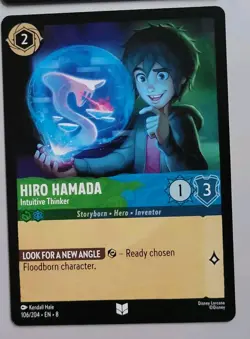 Disney Lorcana TCG - Reign Of Jafar: Hiro Hamada (106/204) - Uncommon - NM - Image 1