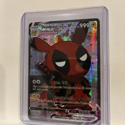 Deadpool Pikachu VCos Cute Kawaii Fan Art Card - Image 3