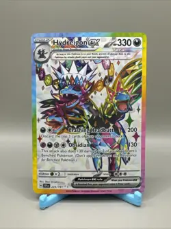 Pokemon TCG Hydreigon EX Full Art Ultra Rare Holo Card Surging Sparks 223 / 191 - Image 1