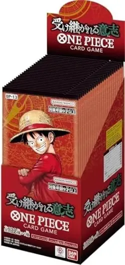 ONE PIECE Card OP-13 Carrying on His Will Booster Box Sealed Japanese US SELLER - Image 1