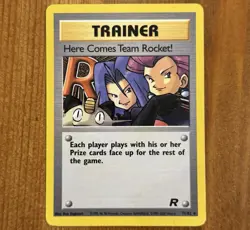 Here Comes Team Rocket! 71/82, LP Non-Holo, Team Rocket, WotC, Pokemon TCG Cards - Image 1