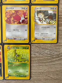 Pokemon Card TCG LOT of 14 Vintage E series 1st Ed. Non holo Japanese 2003 LP-NM - Image 4