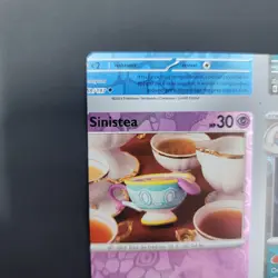 Pokemon TCG NFC Error Miscut Card Sinistea 097/197 Obsidian Flames Reverse Holo - Image 4