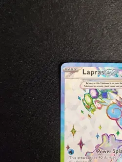 Pokemon Stellar Crown TCG Lapras EX Full Art Ultra Rare Holo Card 158/142 - Image 2