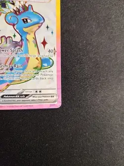 Pokemon Stellar Crown TCG Lapras EX Full Art Ultra Rare Holo Card 158/142 - Image 4