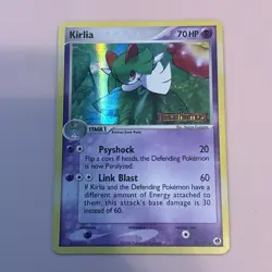 Kirlia 32/101 Dragon Frontiers Reverse Holo Pokemon Card MP - Image 1