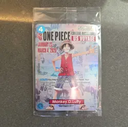 SEALED One Piece College Basketball US Voyage Tour Promo Card - Image 1