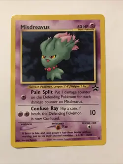 Pokemon MISDREAVUS Black Star Promo Card # 39 RARE - Image 1