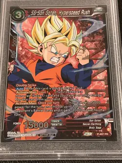 Dragon Ball Super Card Game P-407 PR SS Son Goten, Hyperspeed Rush WINNER PSA 10 - Image 3