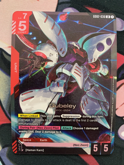 Gundam Card Game - Qubeley GD02-036 (LR) - Dual Impact - Image 1