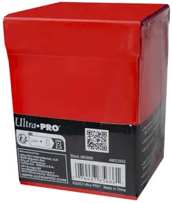 Ultra Pro Deck Box Eclipse 100+ Apple Red with Divider card case Pokemon mtg - Image 3