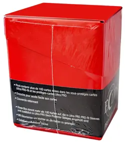 Ultra Pro Deck Box Eclipse 100+ Apple Red with Divider card case Pokemon mtg - Image 4
