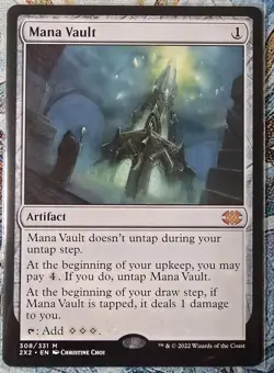 Mana Vault, Double Masters 2022, MTG, REGULAR, #308, NM++ - Image 1