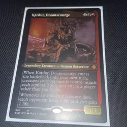 Kardur, Doomscourge (Foil Etched) - Starter Commander Decks (SCD) MTG: Near Mint - Image 1
