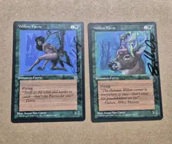 UNPLAYED SIGNED Magic MTG Willow Faerie A&B Homelands NM SUSAN VAN CAMP EDH - Image 1