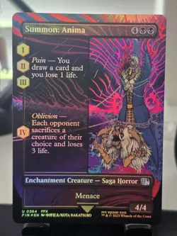 Summon: Anima - Borderless Foil - #364 - Final Fantasy - MTG - Image 1
