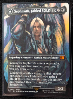 Sephiroth, Fabled SOLDIER NM (0317) (Borderless) Final Fantasy Nonfoil - Image 1