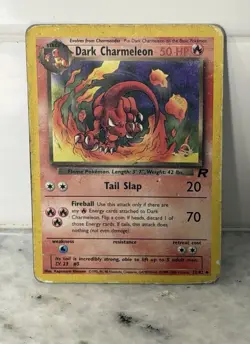 Pokemon - Dark Charmeleon - Team Rocket - W Stamp 32/82 WOTC - Image 1