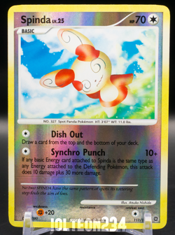 Pokemon TCG - Spinda 111/132 Secret Wonders Reverse Holo Common - Image 1