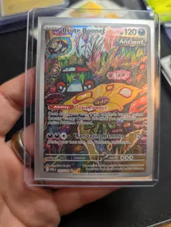 Pokemon TCG Brute Bonnet Illustration Rare Holo Card 207/182 Sv04: Paradox Rift - Image 1