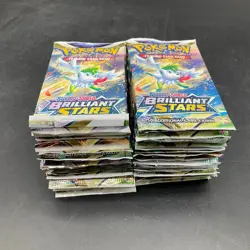 Lot (36) Pokemon SWSH Brilliant Stars Booster Packs Sealed w/ Display Box - Image 4