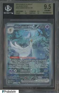 22024 Pokemon Scarlet & Violet Paldean Fates #233 Gardevoir Ex SIR BGS 9.5 GEM - Image 1