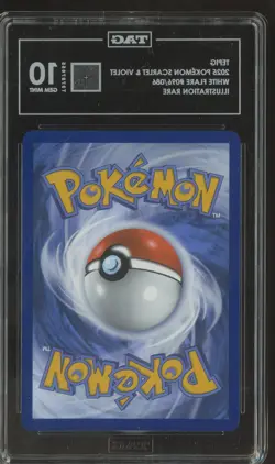 2025 Pokemon Scarlet & Violet White Flare #096/086 Tepig TAG 10 GEM MINT - Image 2