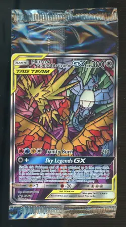 2019 Pokemon Black Star Promo ETB #SM210 Moltres & Zapdos & Articuno GX SEALED - Image 1