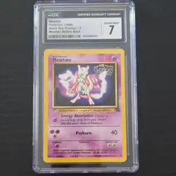 Pokemon Mewtwo 03/53 Wotc Promo Regular CGC Graded 1999 English - Image 1