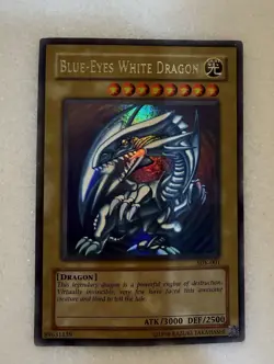 Yu-Gi-Oh blue eyes white dragon 89631139 sdk-001 card - Image 1