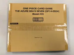 ONE PIECE TCG THE AZURE SEA'S SEVEN OP-14 BOOST KIT PROMOTIONAL PROMO NEW SEALED - Image 1