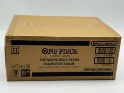 One Piece OP14-EB04 The Azure Sea's Seven English 12 Booster Box Case Sealed #3 - Image 1