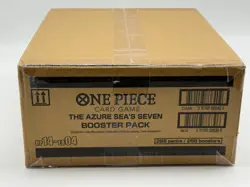 One Piece OP14-EB04 The Azure Sea's Seven English 12 Booster Box Case Sealed #3 - Image 3