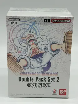 One Piece EN Awakening of the New Era Double Pack Set 2 DP02 Display Case Sealed - Image 1