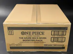 One Piece OP14-EB04 The Azure Sea's Seven English 12 Booster Box Case Sealed - Image 2