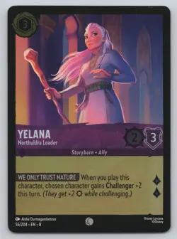 Disney Lorcana Cold Foil - Yelana - Northuldra Leade 55/204- Reign of Jafar (8) - Image 1