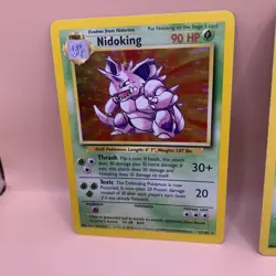 Vtg. Pokemon Rare Holo Nidoking 11/102 & Vileplume 15/64 Lot Of 2 Cards - Image 2