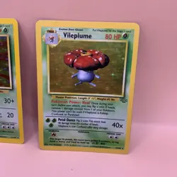 Vtg. Pokemon Rare Holo Nidoking 11/102 & Vileplume 15/64 Lot Of 2 Cards - Image 3