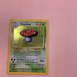 Vtg. Pokemon Rare Holo Nidoking 11/102 & Vileplume 15/64 Lot Of 2 Cards - Image 4