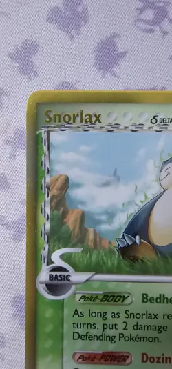 Pokemon EX Dragon Frontiers Stamped Snorlax Holo Card 10/101 Rare Near Mint - Image 2