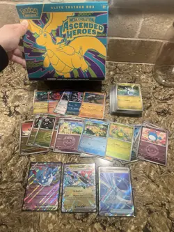 Ascended Hero’s Bulk lot w Pokeball/type Reverse Holos - 80 Cards - Image 1