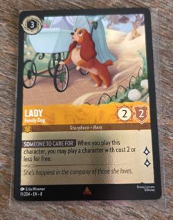 Disney Lorcana Lady - Family Dog, Foil Rare Card Single - Image 2