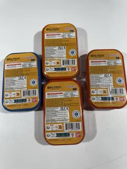 Set of 4 Sealed One Piece Card Game Mini Tin Lot Vol. 2 OP-13 Luffy Tin Full Set - Image 2