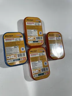 Set of 4 Sealed One Piece Card Game Mini Tin Lot Vol. 2 OP-13 Luffy Tin Full Set - Image 4