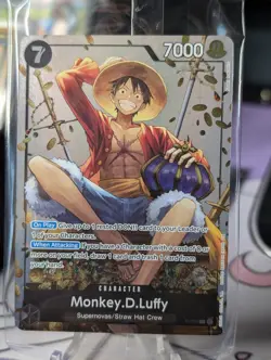 Monkey.D.Luffy (Tin Pack Set Vol. 2) P-075 One Piece Promotion Cards Foil SEALED - Image 1